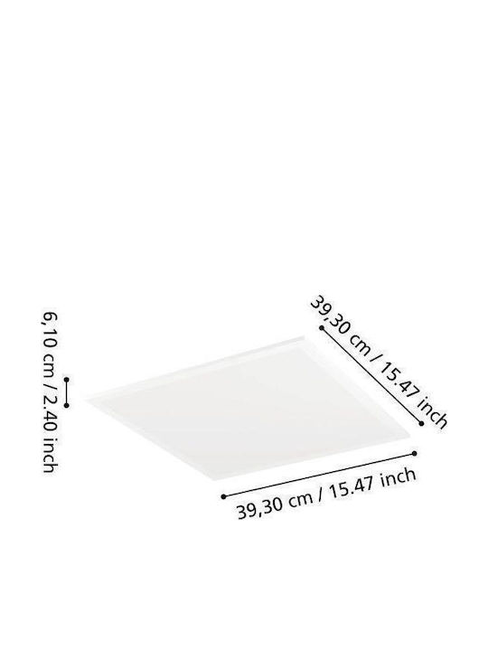 Eglo LED Panel με RGBW Φωτισμό