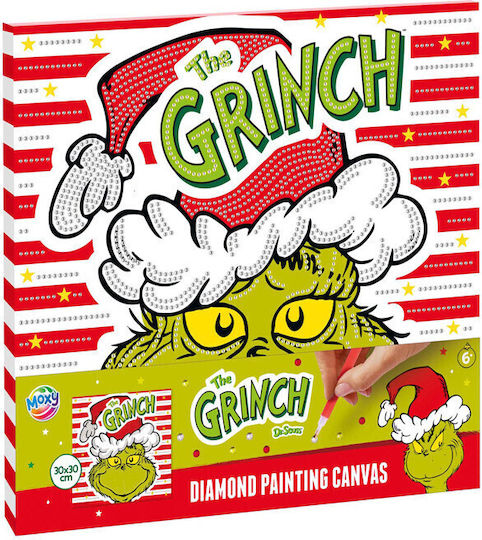 Диамантено Гоблене Платнен Creative Craft Grinch 30x30см