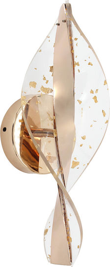 Keskor Lamp Wall with Integrated LED Gold 30x11x10cm