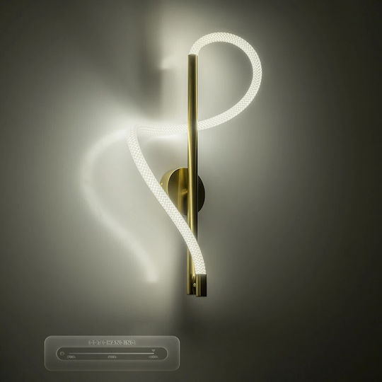 kelvo Lamp Wall with Integrated LED and Adjustable White Light 15x70cm