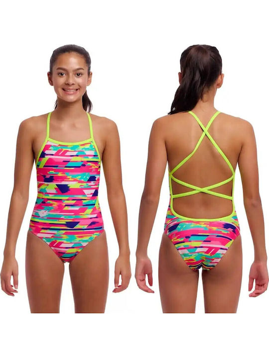 Funkita Детски Бански Една част Blurred Babe