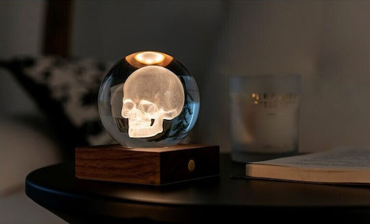 Gingko Φωτιστικό Light LED Ρυθμιζόμενο Λευκό Crystal Ball Gingko Φωτιστικό Light LED Ρυθμιζόμενο Λευκό Crystal Ball
