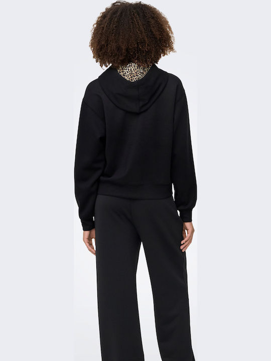 Women's Sweatshirt Hooded Black