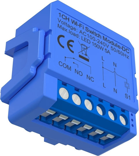 Avatto WSM16-DC-1 Smart Switch 1 Καναλιού Wi-Fi 5A