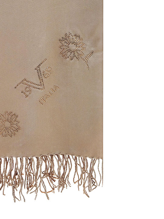 Women's Wool Scarf Ecru