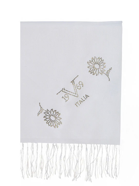 Women's Wool Scarf Ecru