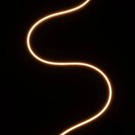 kelvo Waterproof LED Strip 48V Warm White Light 1m Neon Flex