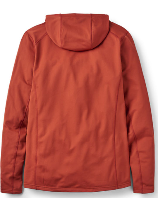 Men's Fleece Cardigan Tuscan Red