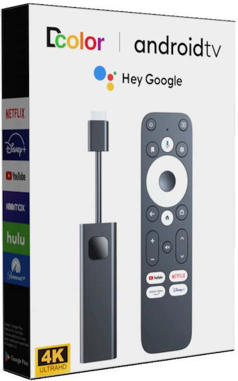 Google Smart TV Stick 4K UHD με Wi-Fi / Bluetooth / HDMI