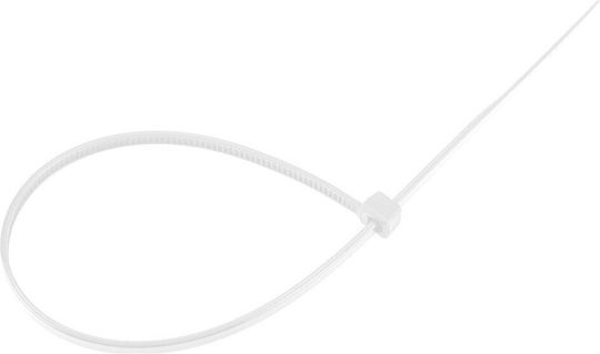 Neo Plastic Cable Ties 200mm x 2.5mm in White Colour (20 pcs)