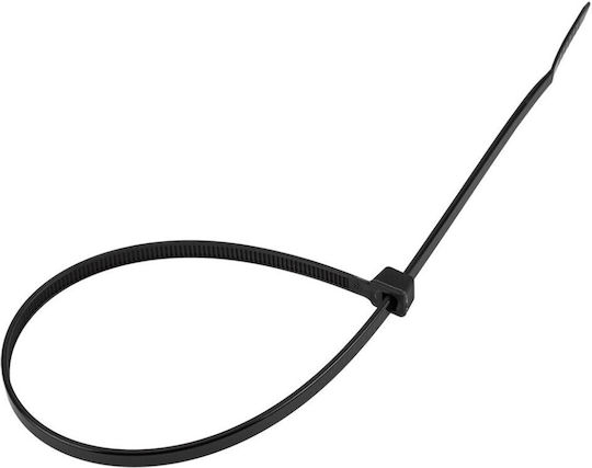 Neo Δεματικά Καλωδίων Πλαστικά 200mmx4.8mm σε Μαύρο χρώμα (20τμχ)