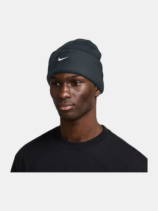 Peak Beanie Beanie Knitted in Green color