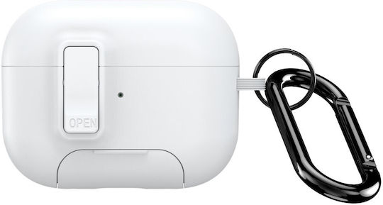 Dux Ducis Пластмасов / Силиконов Калъф в Бял Цвят за Apple AirPods Pro 2