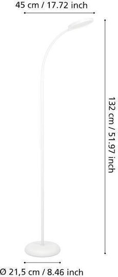 Eglo Lauro LED Φωτιστικό Δαπέδου Υ132εκ. Eglo Lauro LED Φωτιστικό Δαπέδου Υ132εκ.