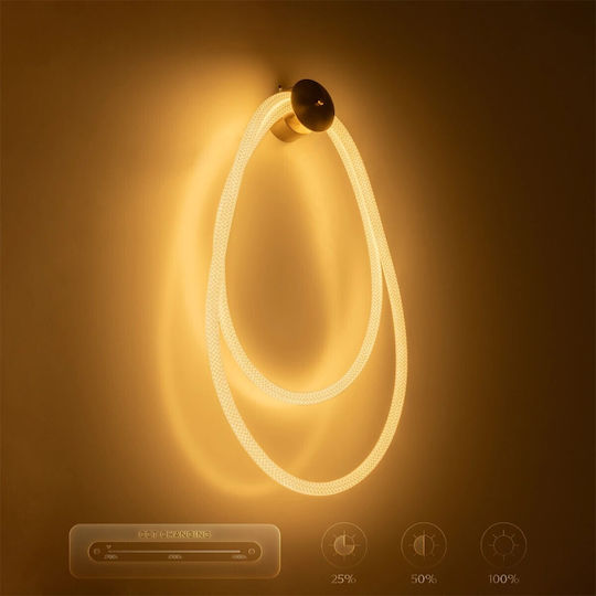 kelvo Lamp Wall with Integrated LED and Adjustable White Light 15x110cm