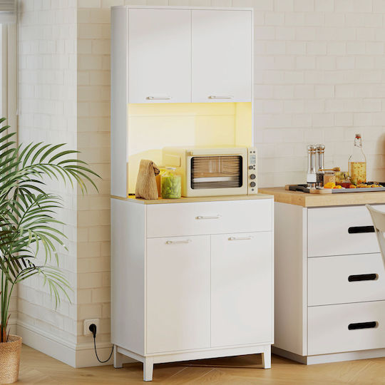 Entry Furniture with Hanger White 71x40x180cm