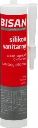 Bisan Silikon-Dichtungsmittel Schimmelresistent Transparent 300ml 1Stück