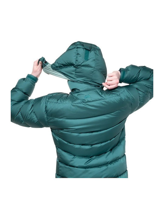 Γυναικείο Puffer Μπουφάν για Χειμώνα Deep Teal
