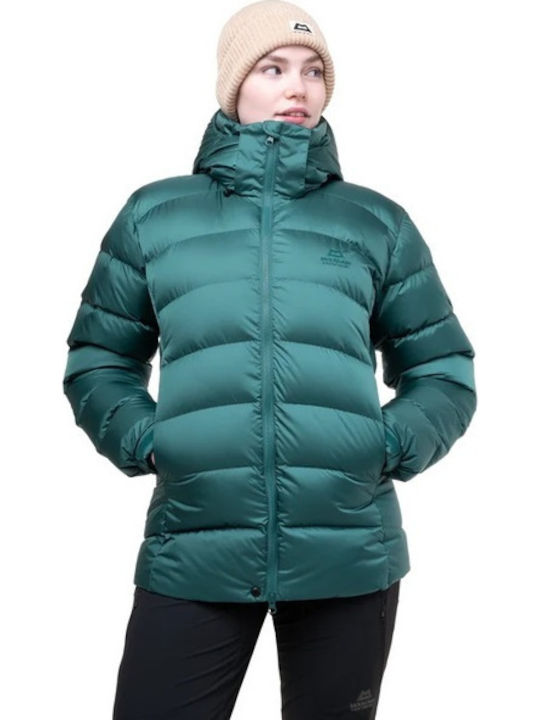 Γυναικείο Puffer Μπουφάν για Χειμώνα Deep Teal