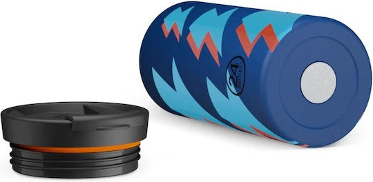 24Bottles Travel Tumbler Μπουκάλι Θερμός Ανοξείδωτο BPA Free 600ml Zap Zap με Καλαμάκι και Λαβή