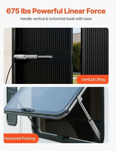 Vevor Activator Linear 12v Cursă 101,6mm Rezistent La Apă Ip65 3000n 5mm/s Dimensiuni 9,8x3,1x1,8 Inch