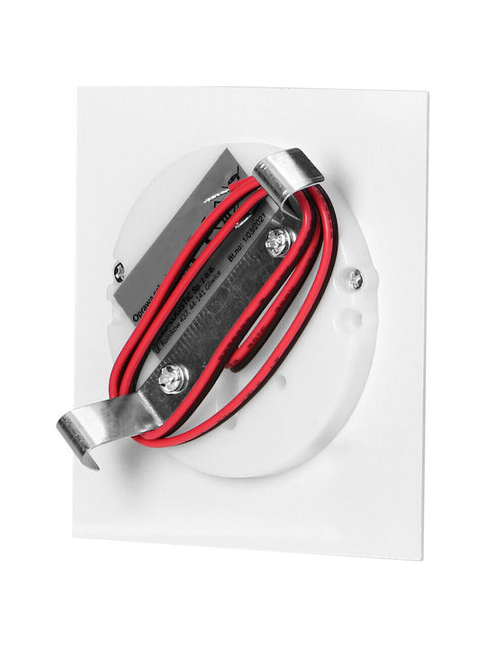 Orno Wall-Mounted Outdoor Light LED 1.5W with Natural White Light
