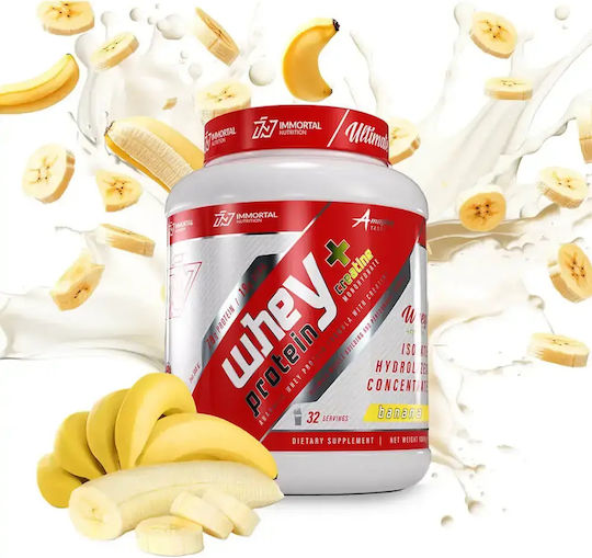 Immortal Nutrition Whey Protein + Creatine Протеин Суроватъчен с Креатин & Вкус Банан 1kg