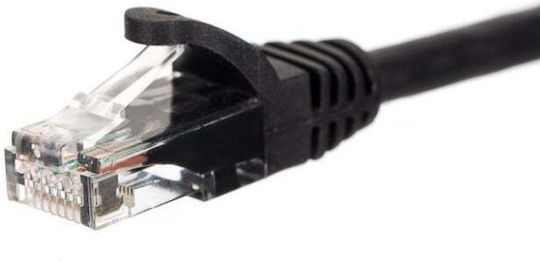 Netrack U/UTP Cat.5e Cablu de rețea Ethernet 5m Negru 1buc