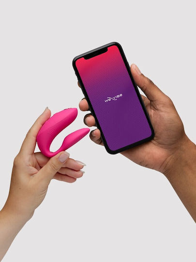 We-Vibe Chorus Pro Δονητής για Ζευγάρια με Απομακρυσμένο Έλεγχο Ροζ
