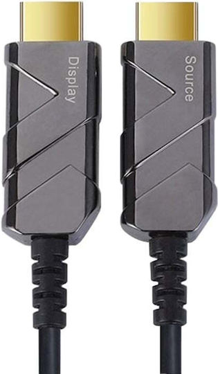 PremiumCord HDMI 2.1 Ultra High Speed 48Gbps 4K 120Hz HDR VRR Kabel HDMI-Stecker - HDMI-Stecker 10m Schwarz