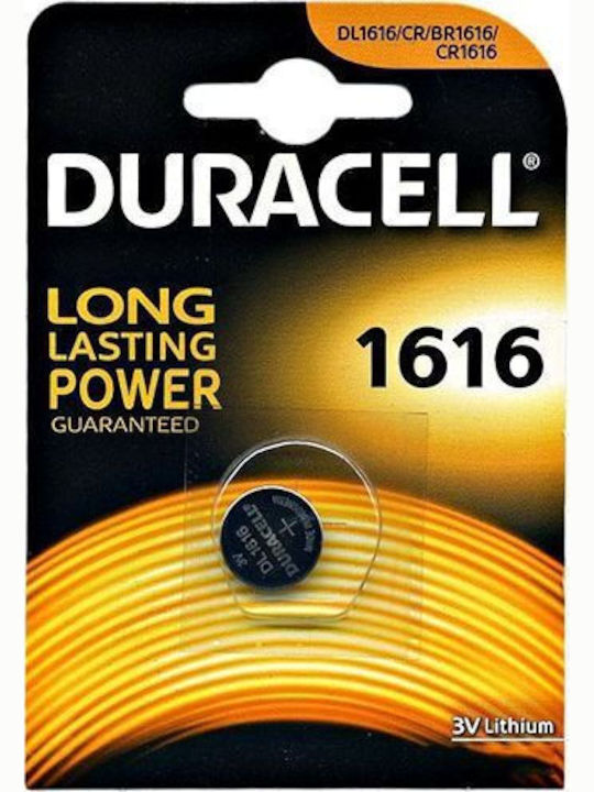 Duracell Μπαταρία Λιθίου Ρολογιών CR1616 3V 1τμχ