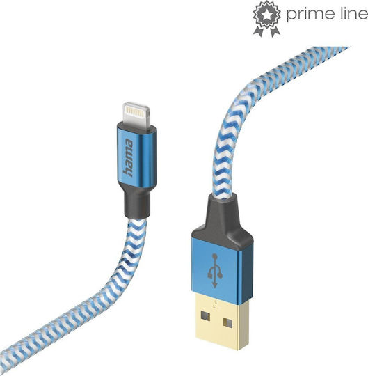 HAMA Cablu USB-A La Lightning Albastru 1.5m 00201553