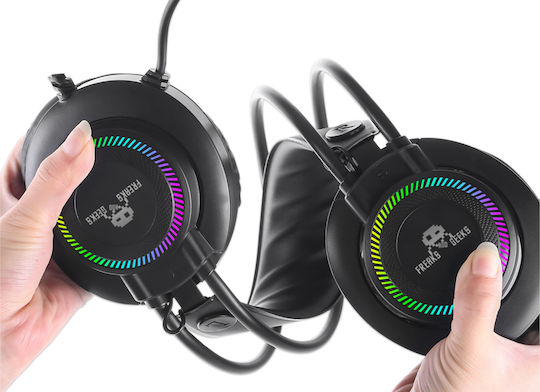Freaks and Geeks Căști Gaming Over Ear Cu Conectivitate 3,5 Mm Pentru Nintendo Switch Pc Ps4 Ps5 XBOX