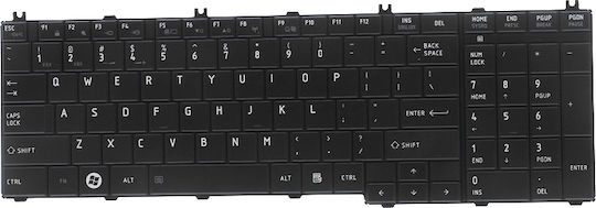 Laptop-Tastatur Toshiba C650 Numerisch