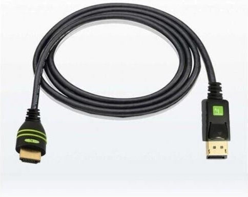 Techly Kabel DisplayPort-Stecker - HDMI-Stecker 1.8m Schwarz (304321)