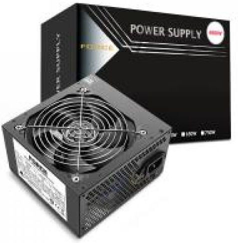 Force Force Passive PFC 650W Μαύρο Τροφοδοτικό Υπολογιστή Full Wired