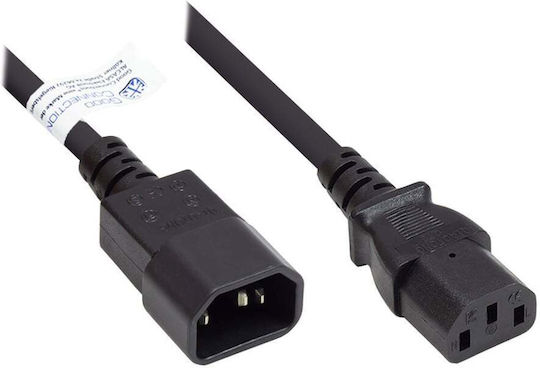 3M IEC C14 - IEC C13 Kabel 3m Schwarz (P1430-S030)