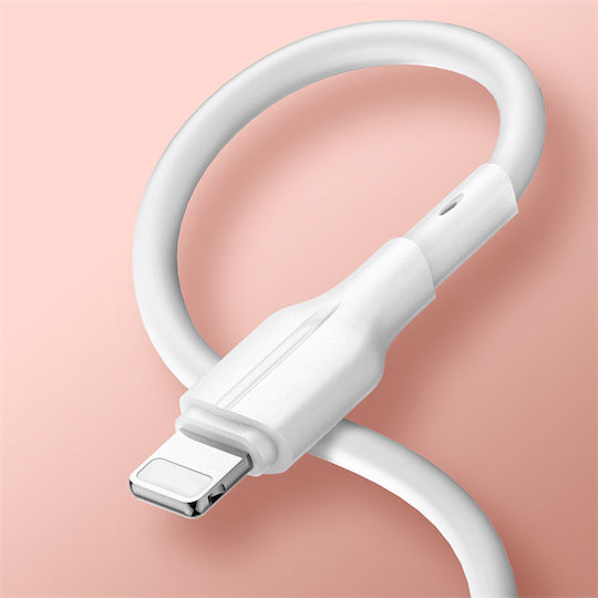 Ldnio Regular USB 2.0 spre micro USB Cablu Alb 1m (12550003) 1buc