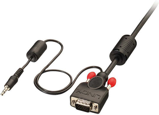 Lindy Cable VGA male - VGA male Μαύρο 10m (37303)