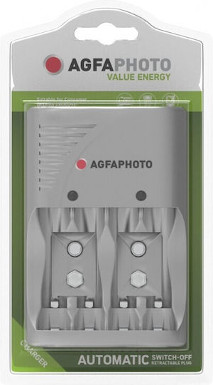 AgfaPhoto Value Energy Battery Charger 4 Batteries Size AA