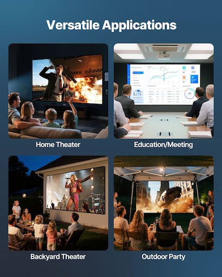 Vevor Projection Screen With Aspect Ratio 16:9 120"