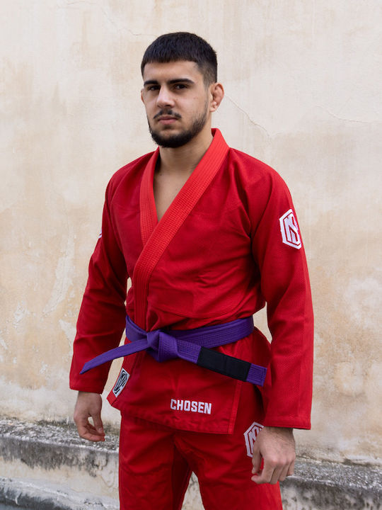 Chosen Uniform Brasilianisches Jiu Jitsu Rot