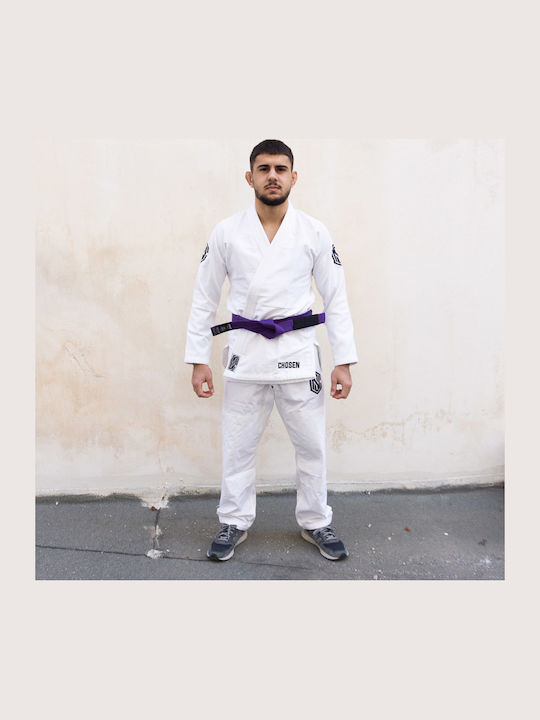 Chosen Uniform Brasilianisches Jiu Jitsu Weiß