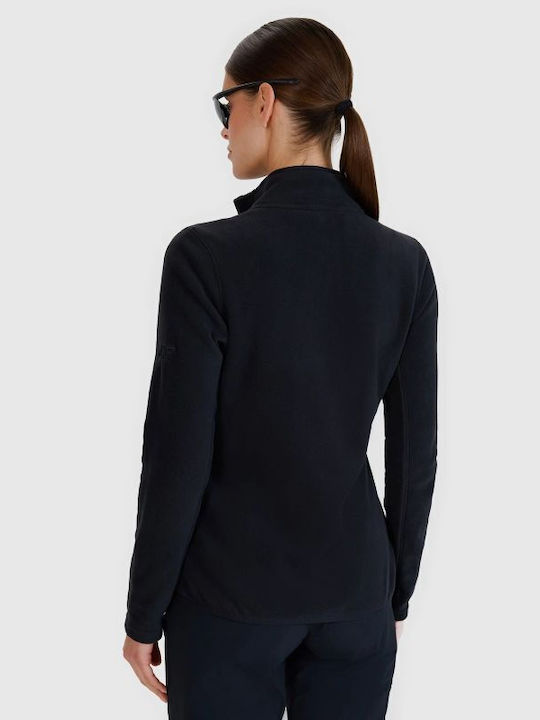 Women's Cardigan with Zipper Black