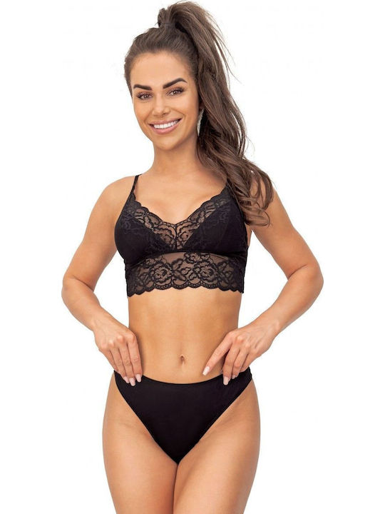 Weiches Bralette 244 Schwarz