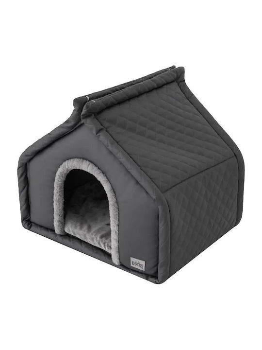 Doggy Dolly Hundebett Häuser Gray