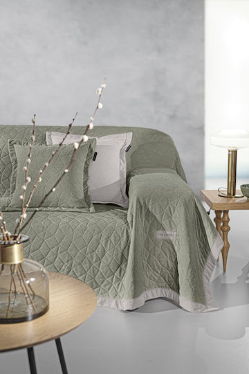 Guy Laroche Avalon Διθέσιου Καναπέ Π170xΜ250cm Cement