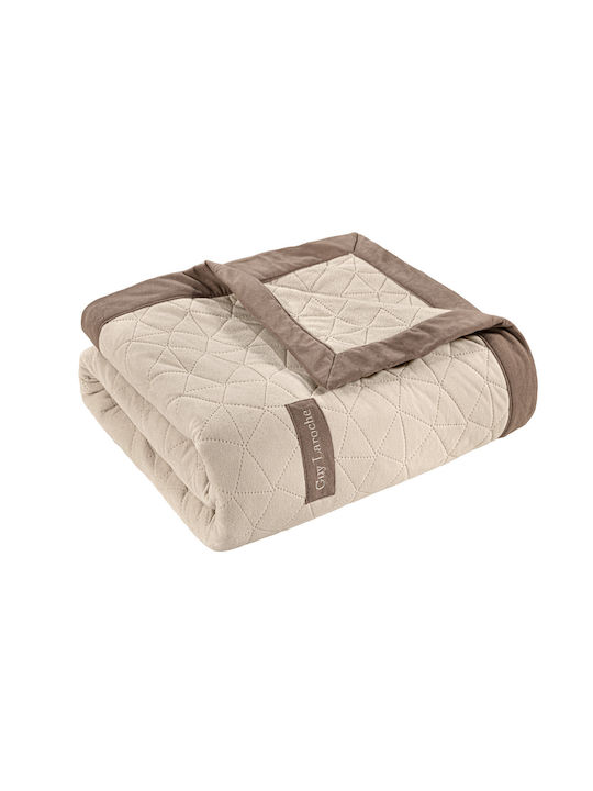 Decken & Couchdecken Avalon Ecru 170×300 + Kissenbezug 42×42+3