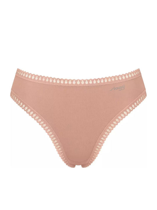 Βαμβακερά Women's Slip 3Pack Chocolate