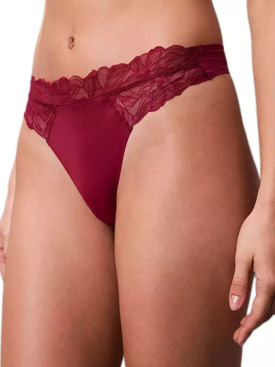 Γυναικείο String με Δαντέλα Alluring Pink